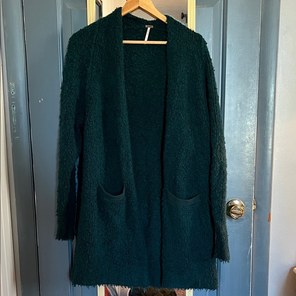 Free People Forest Green Cozy Knit